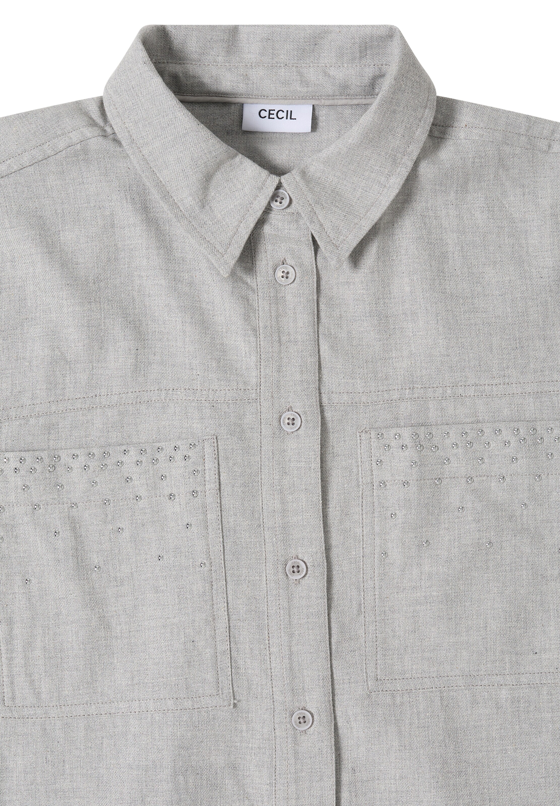 CECIL Bluse in Grau