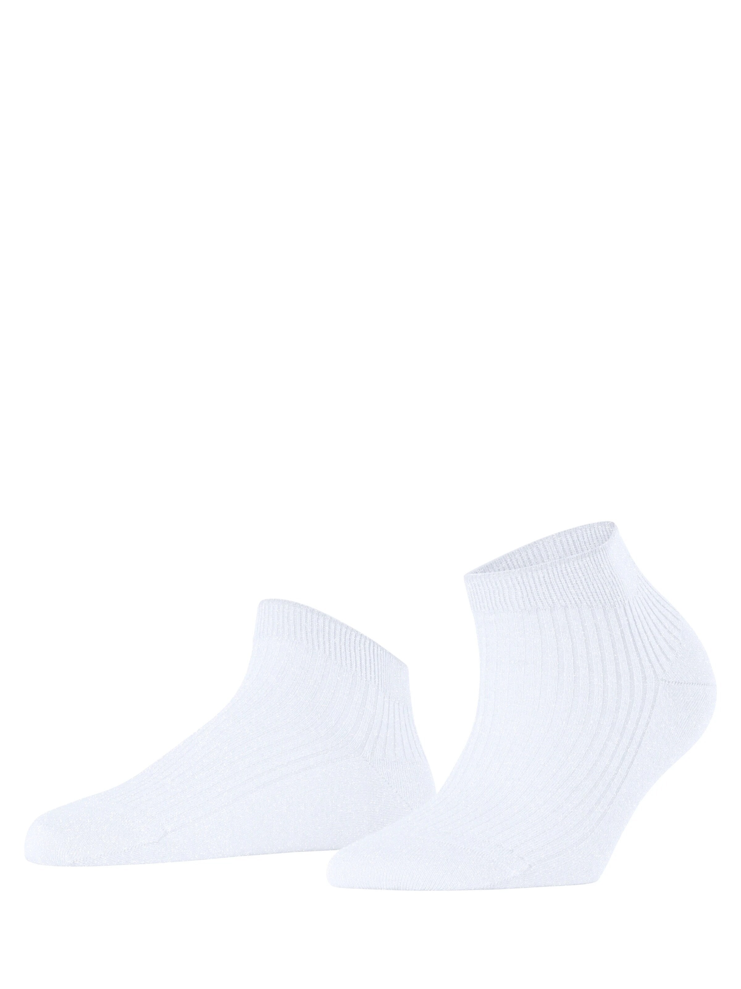 FALKE Socken 'Shiny Rib'‌ in Weiß: Vorderseite
