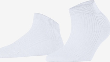 FALKE Socken 'Shiny Rib' in Weiß: Vorderseite