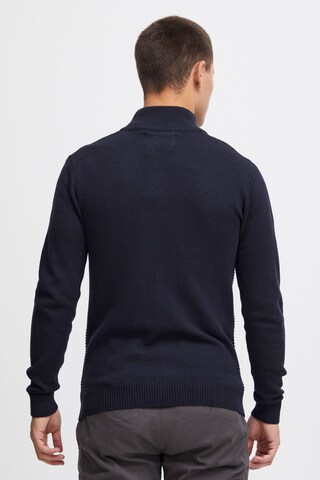 INDICODE JEANS Knit Cardigan 'Rickert' in Blue