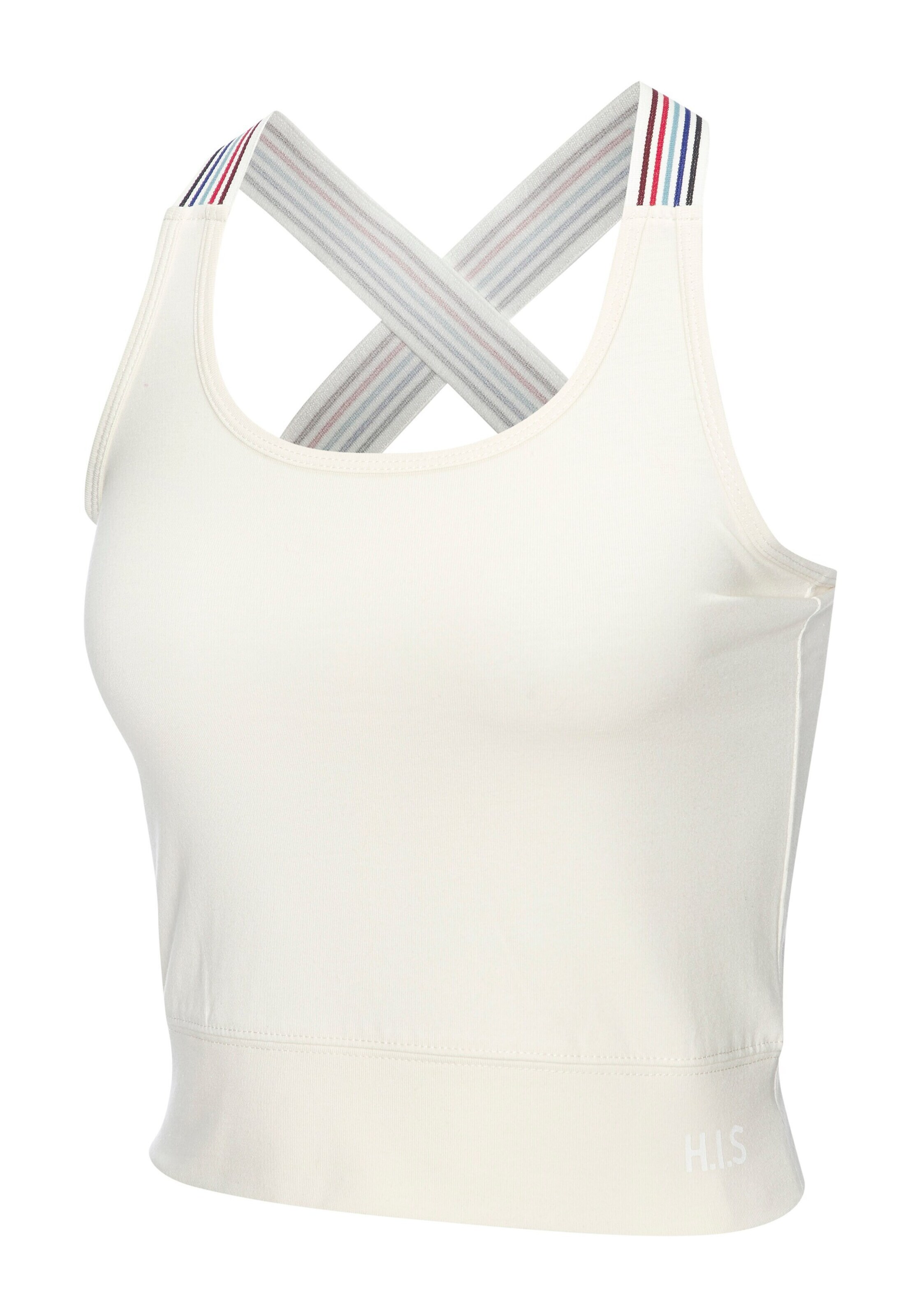H.I.S Crop-Top in Weiß