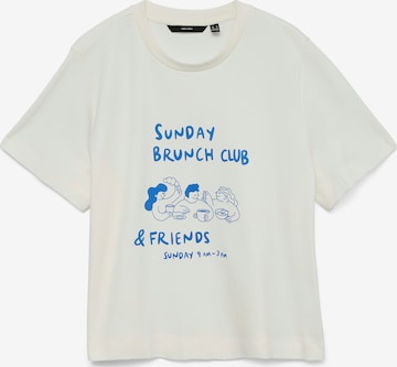 Tricou de la VERO MODA pe alb: față