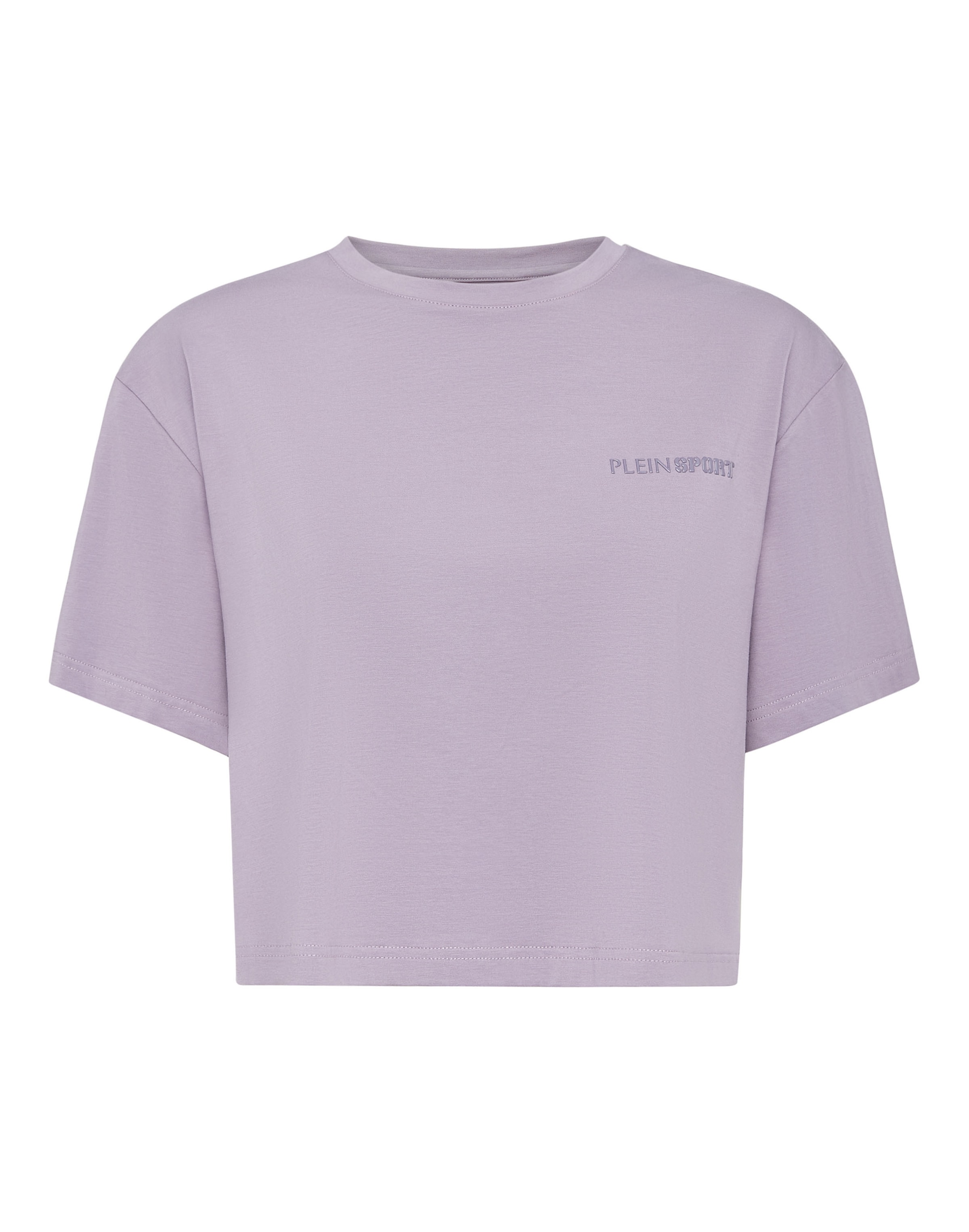 Plein Sport T-shirt 'Scratch' en mauve, Vue avec produit