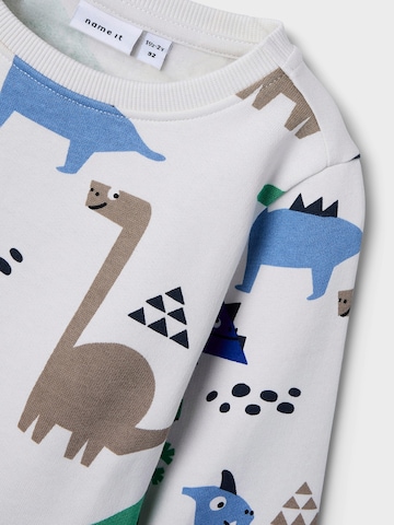 Sweat 'NMMPOKE' NAME IT en blanc