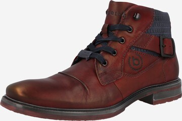 bugatti Lace-Up Boots 'Salva Eco' in Red: front
