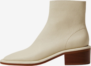 Bottines 'West' MANGO en blanc : devant