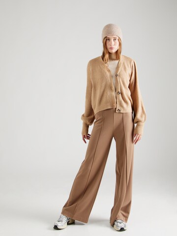 Hailys Knit cardigan 'Li44lu' in Beige