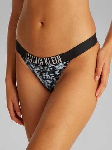 Calvin Klein Swimwear Долнище на бански тип бикини в черно: отпред