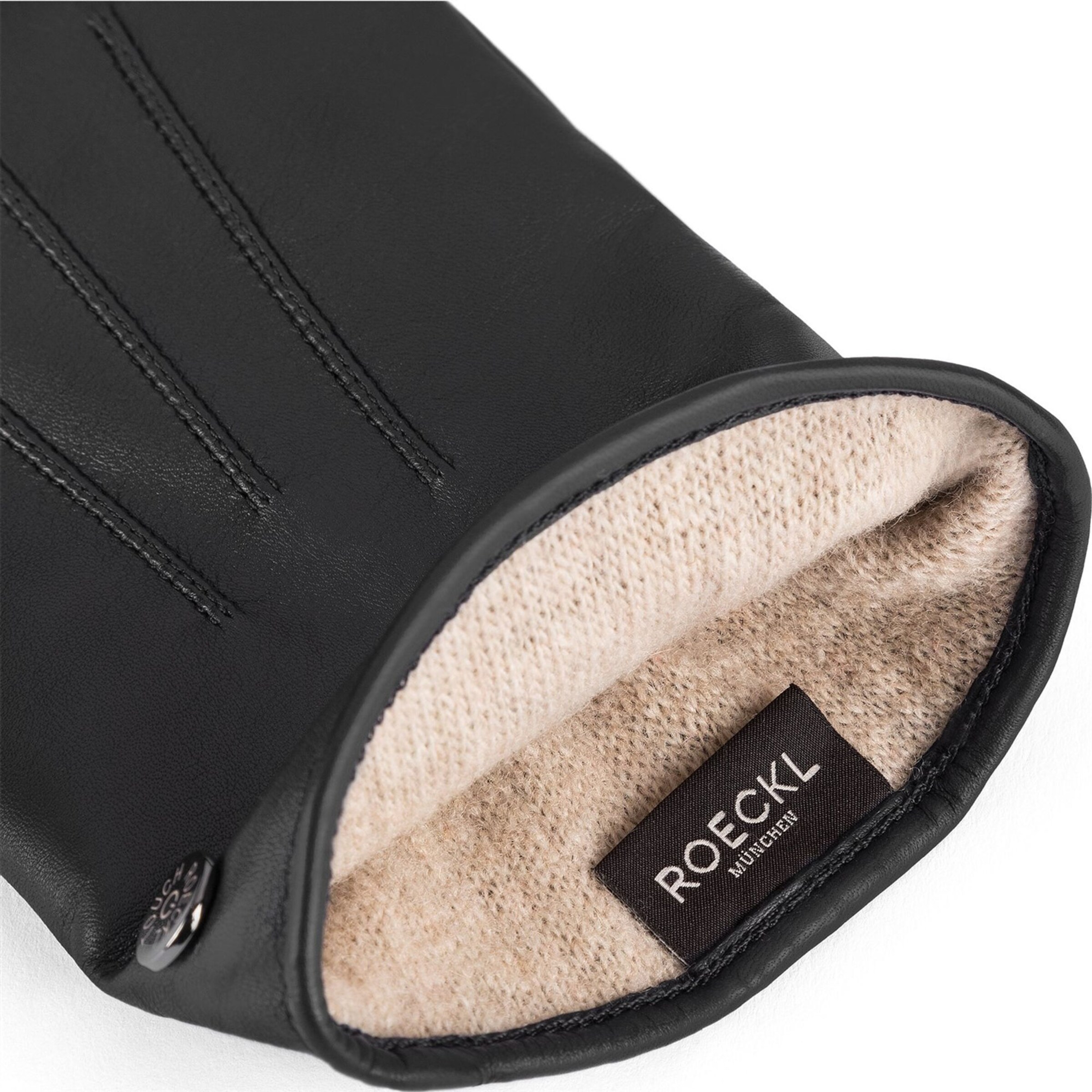 Mezzoguanti 'COBURG TOUCH' di Roeckl in nero