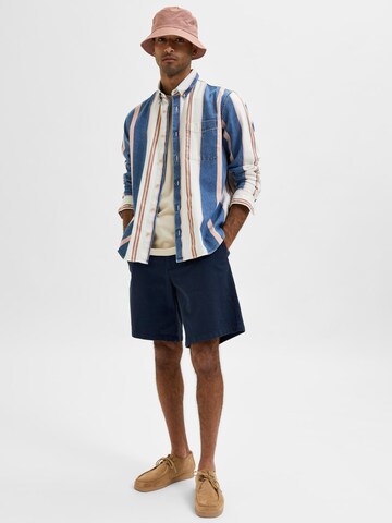 SELECTED HOMME Regular Shorts 'Felix' in Blau