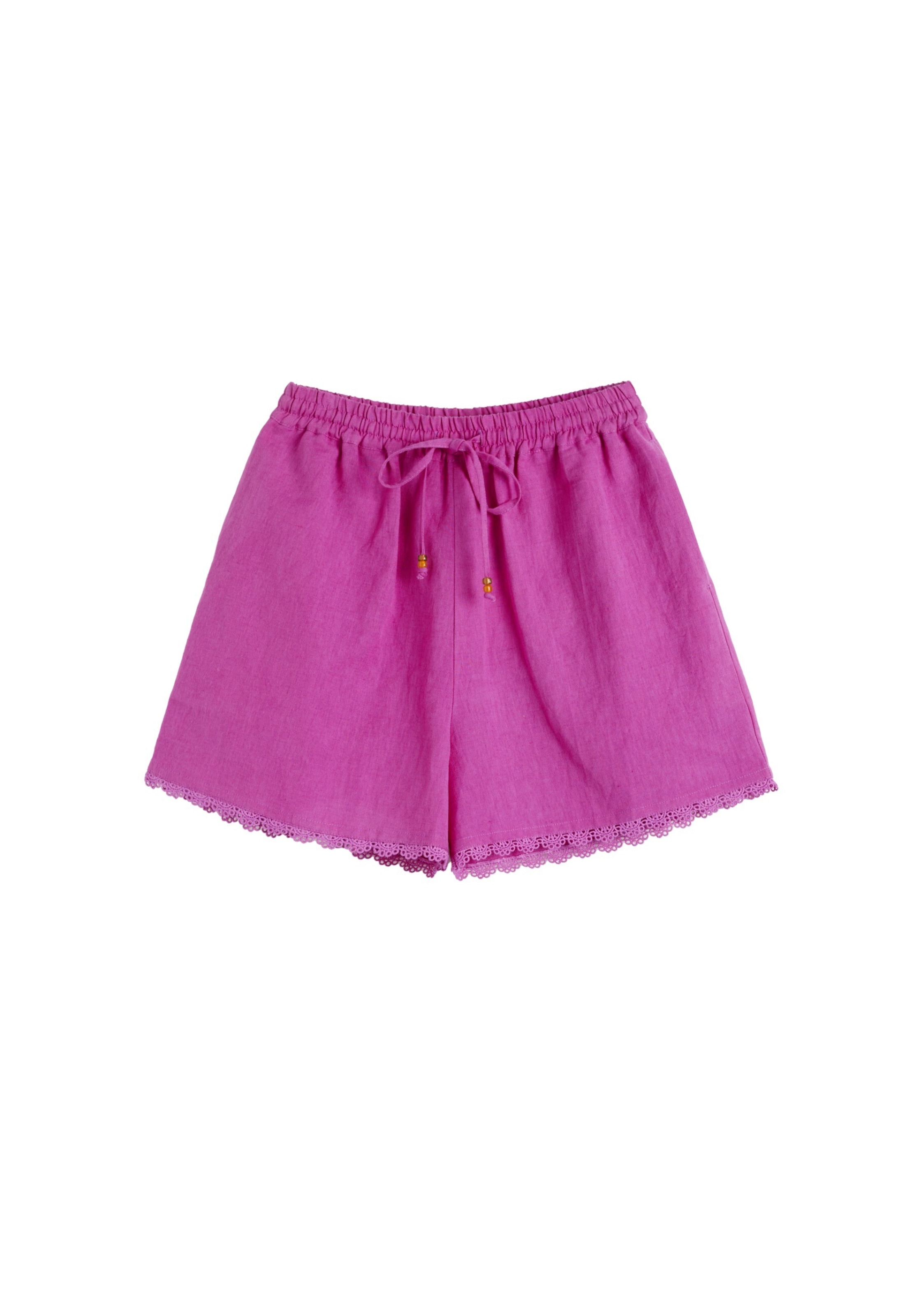Chinti & Parker Loosefit Kalhoty – pink: přední strana