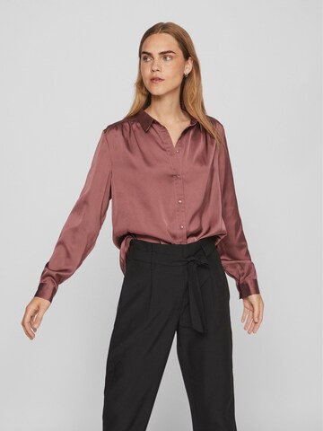 VILA Blouse in Bruin: voorkant