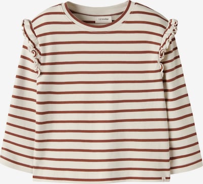 Lil'Atelier Shirt 'NMFLIMIA MIA' in 92 in Brown / Off white, Item view