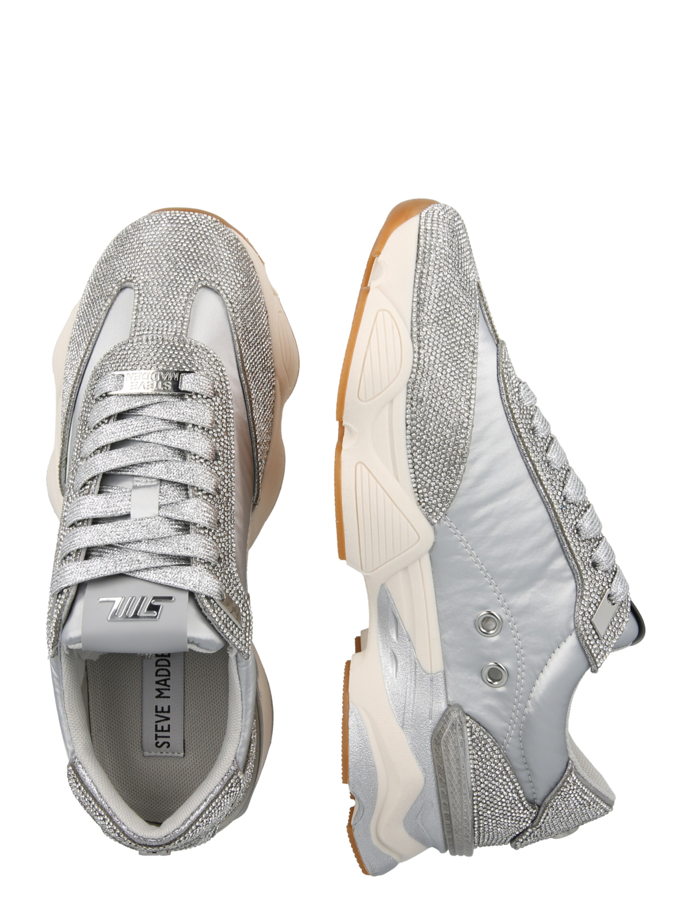 STEVE MADDEN Trampki niskie 'Setback-R' w kolorze srebrny
