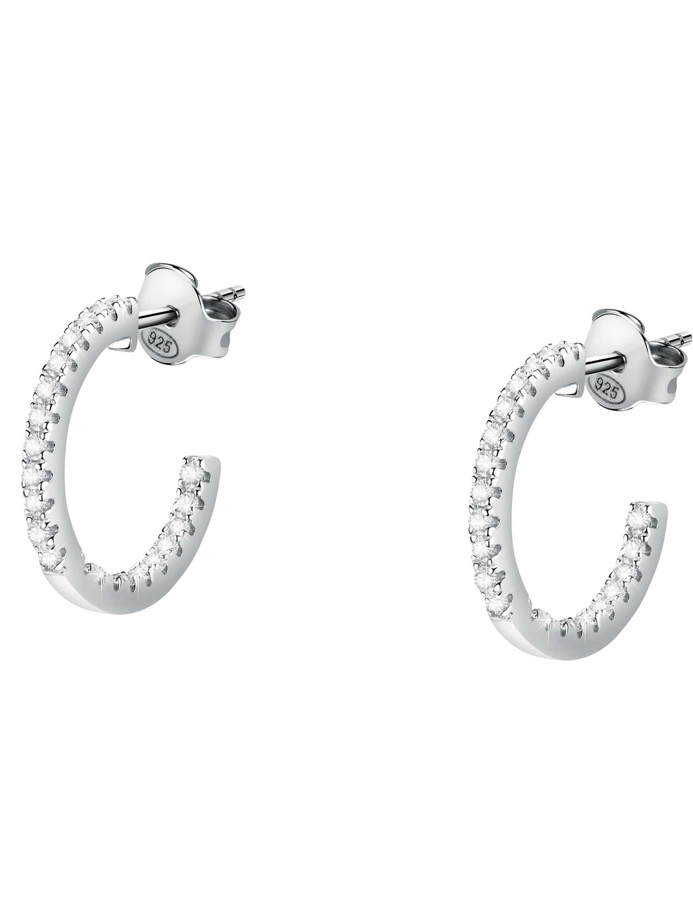 CHRIST Earrings in Silver: front