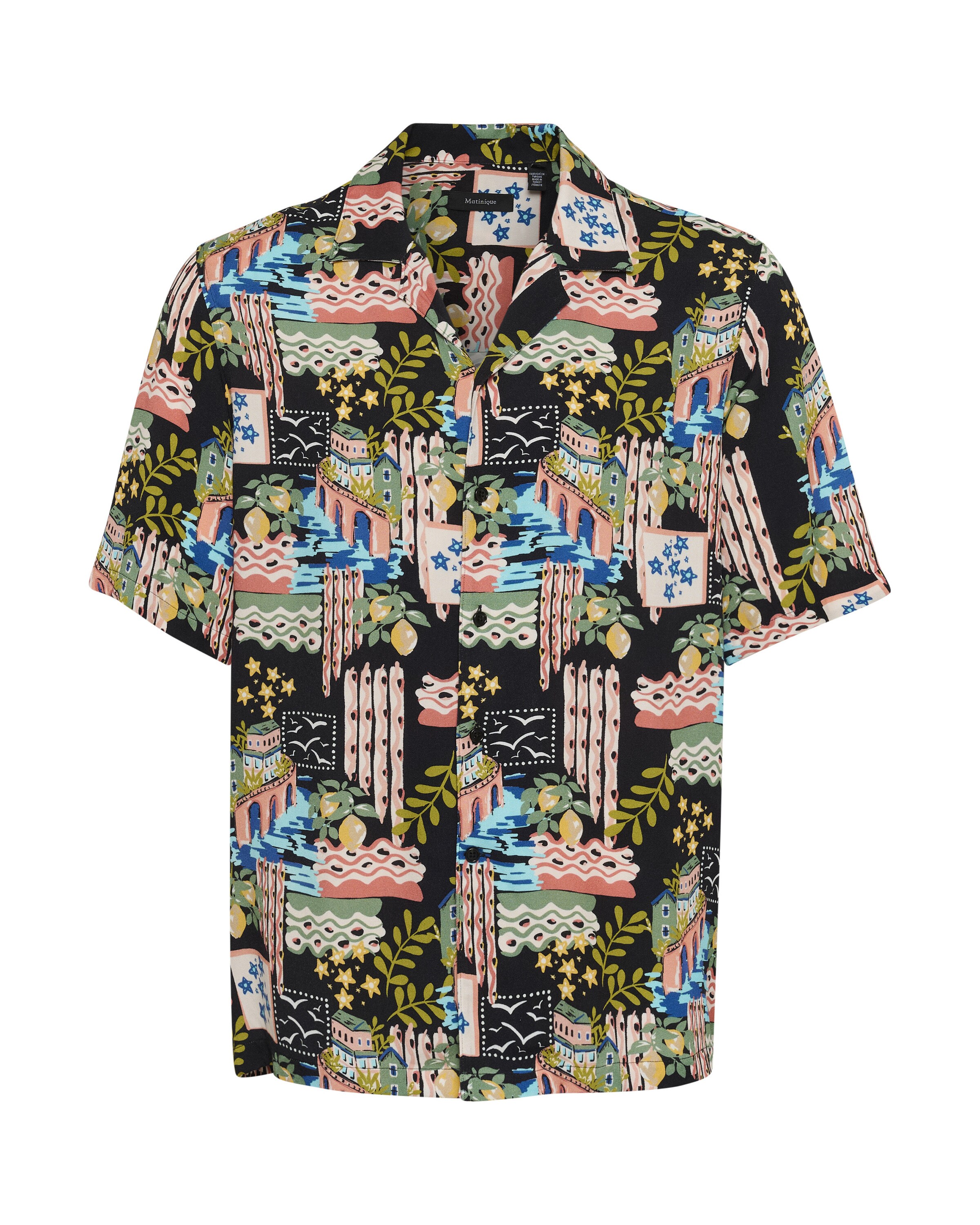 Matinique Regular fit Overhemd 'Maklampo' in Gemengde kleuren: voorkant