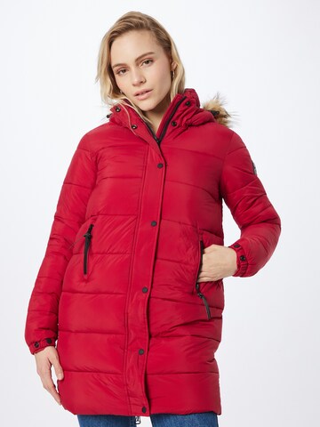 Veste d’hiver Superdry en rouge : devant