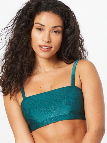 Onzie Bustier Sport bh 'Bali' in Groen: voorkant