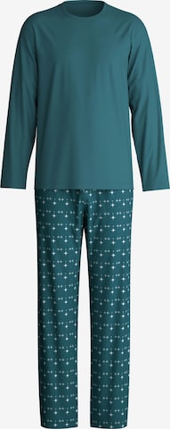 CALIDA Pyjama lang 'Relax Streamline' in Grau: Vorderseite