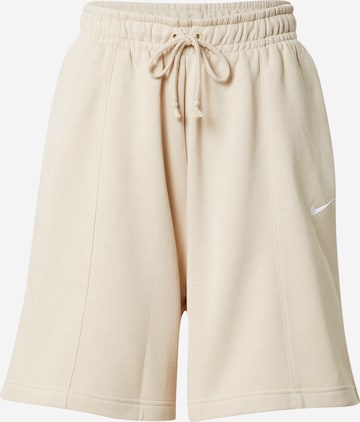 Nike Sportswear Hose in Beige: predná strana