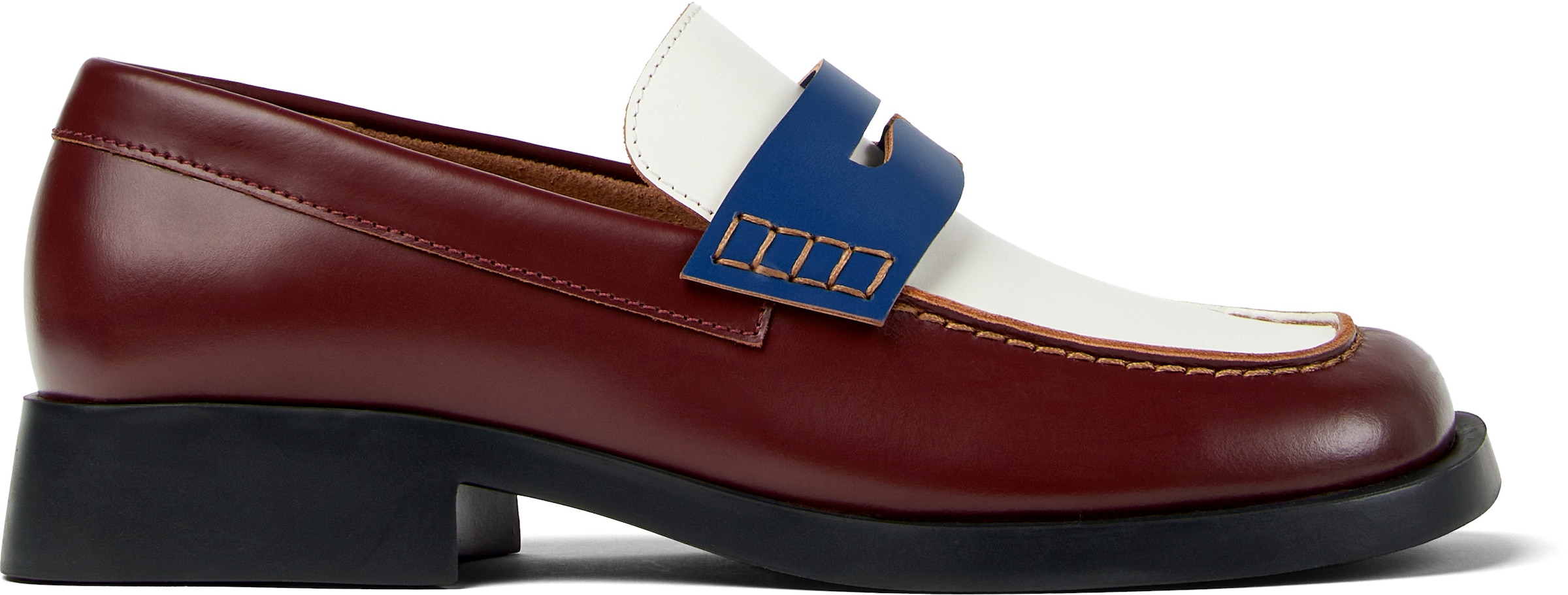 Mocassin CAMPER en mélange de couleurs