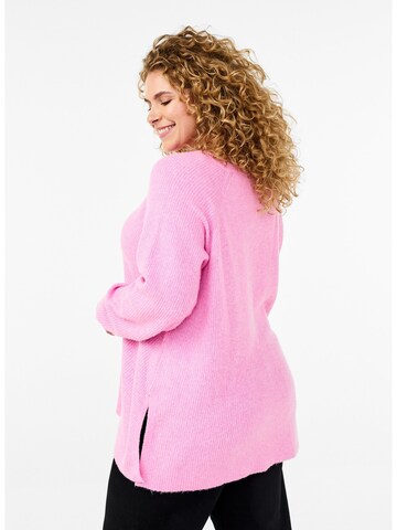Pullover 'Casunny' di Zizzi in rosa