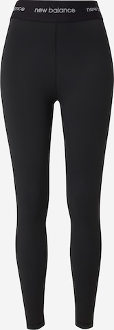 new balance Skinny Sportbroek 'Sleek 25' in Zwart: voorkant