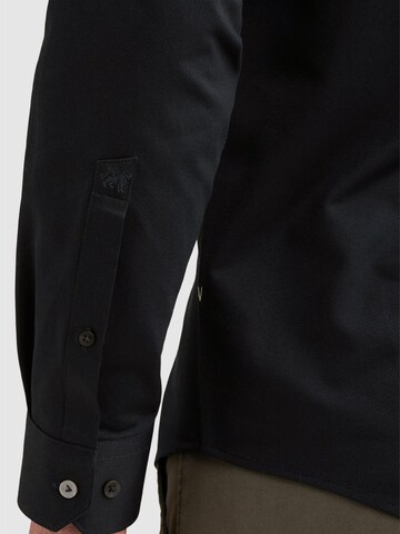 VANGUARD - Ajuste regular Camisa 'Elevated Knit shirt with widespread collar' en azul
