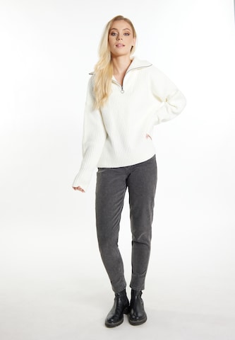 DreiMaster Vintage - Pullover 'Incus' em branco