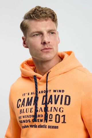 CAMP DAVID Sweatshirt in Orange