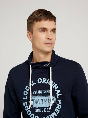 TOM TAILOR Sweatshirt in Blau