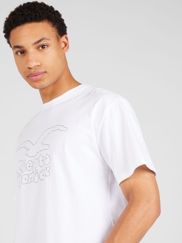 Cleptomanicx Shirt 'Clouds' in White