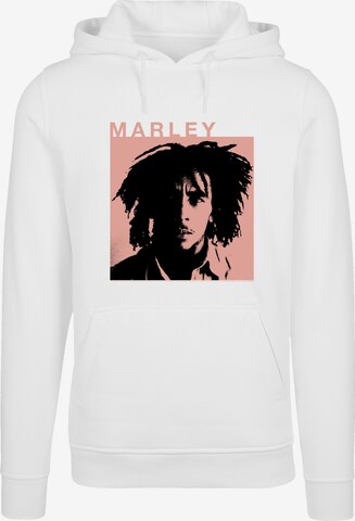 F4NT4STIC Sweatshirt 'Bob Marley Reggae Music by Rock Off' in White: front