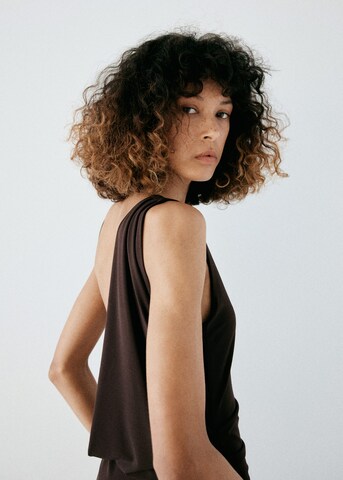 MANGO Jurk 'LAINA' in Bruin