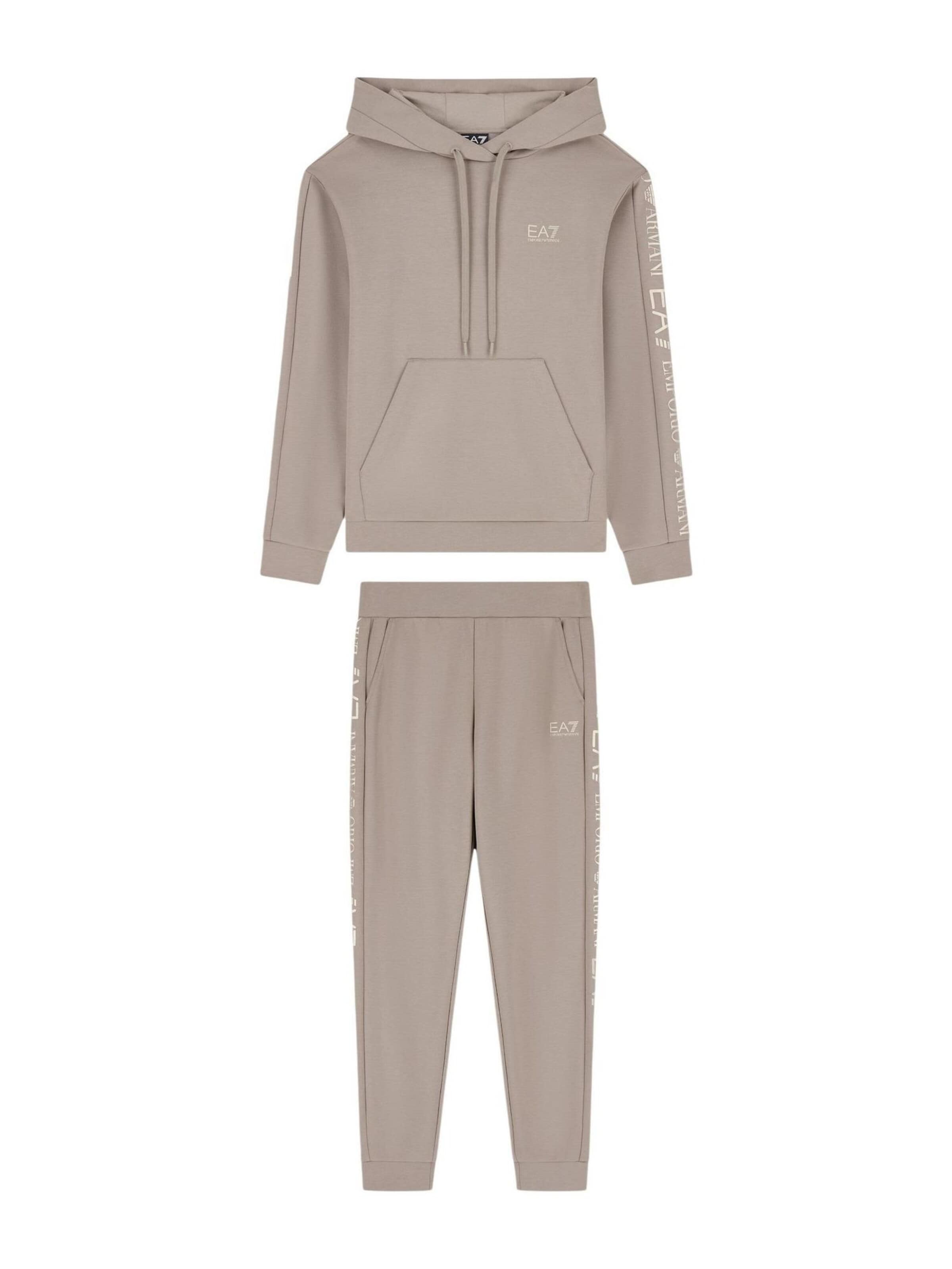 regular Pantaloni sportivi di EA7 Emporio Armani in grigio: frontale