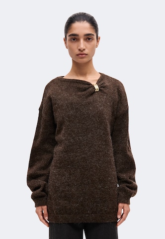 ABOUT YOU Sweter 'Alexis' w kolorze brązowy: przód
