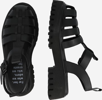 BRONX - Sandálias com tiras em preto