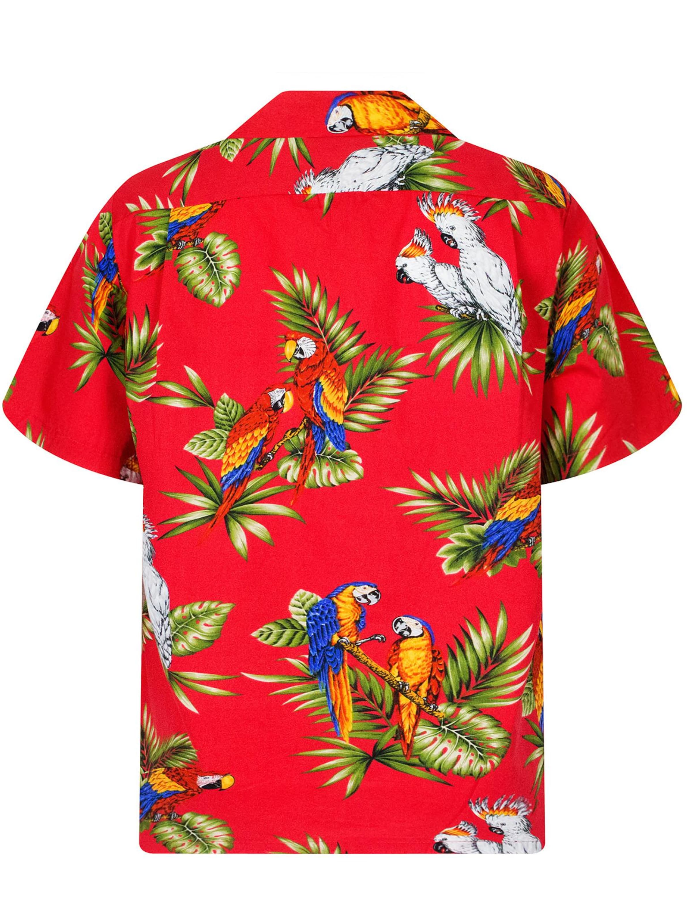 Pacific Legend Regular fit Button Up Shirt 'Kakadu' in Red