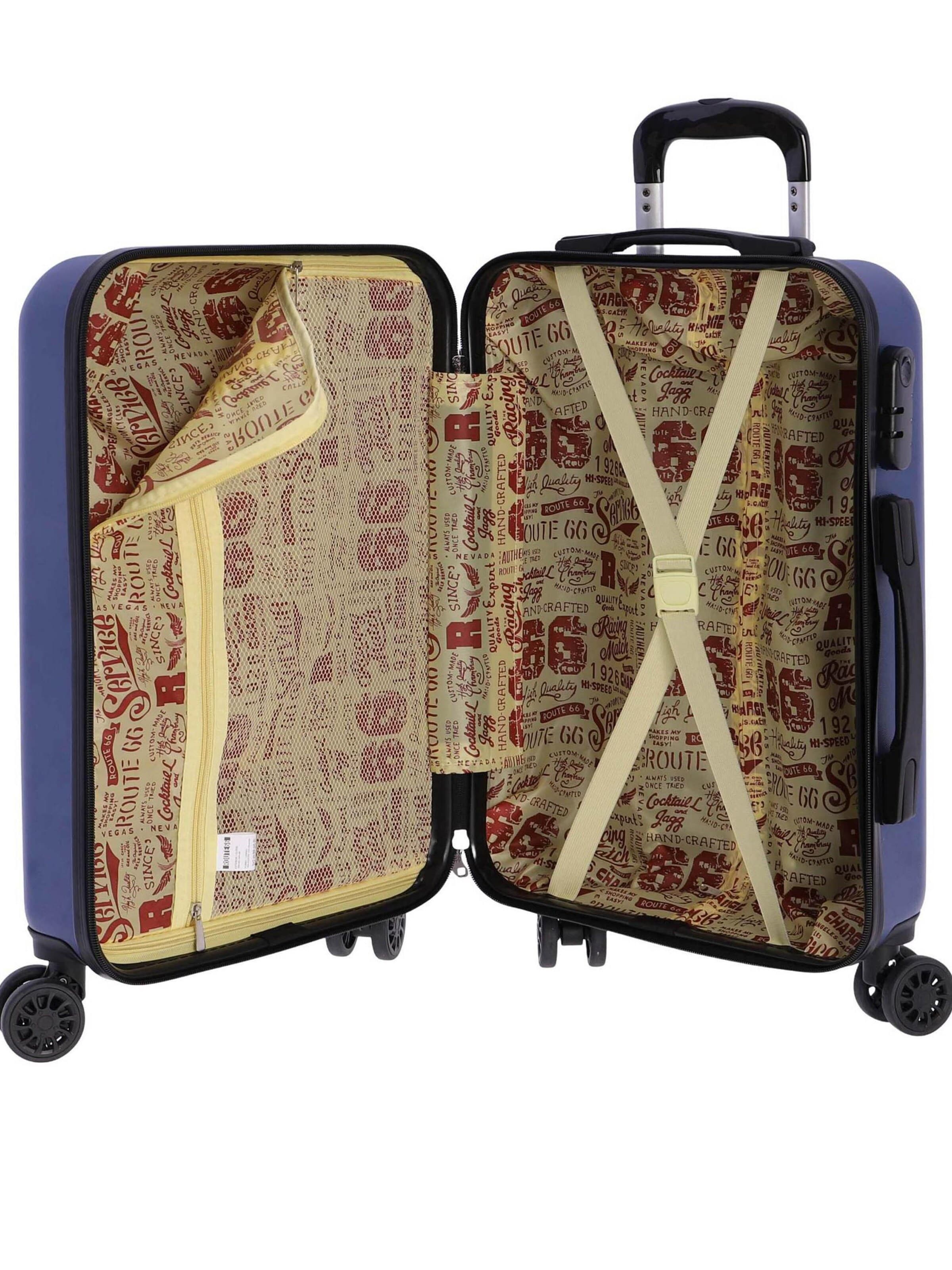 Route 66 - Carrito 'Route 66 - Maleta Cabina 55x40x20' en azul