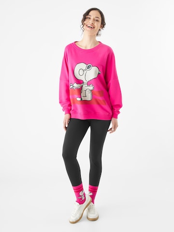 CODELLO Sweatshirt 'Peanuts™' in Roze