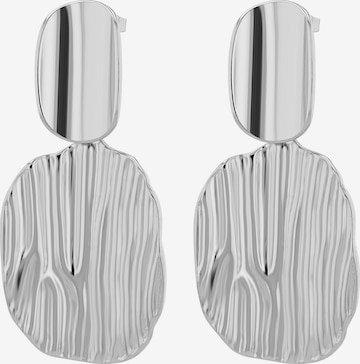Akzent Earrings 'Valmira, langlebig' in Silver: front
