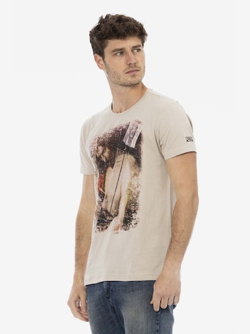 T-Shirt Trussardi en beige : devant