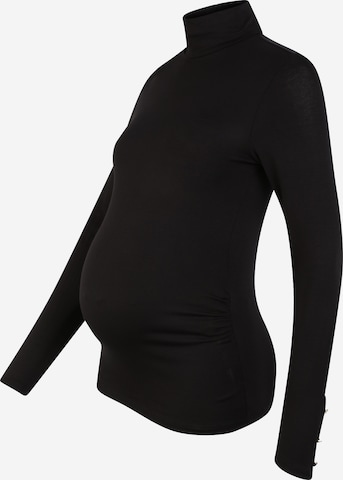 Dorothy Perkins Maternity Shirt in Black: front