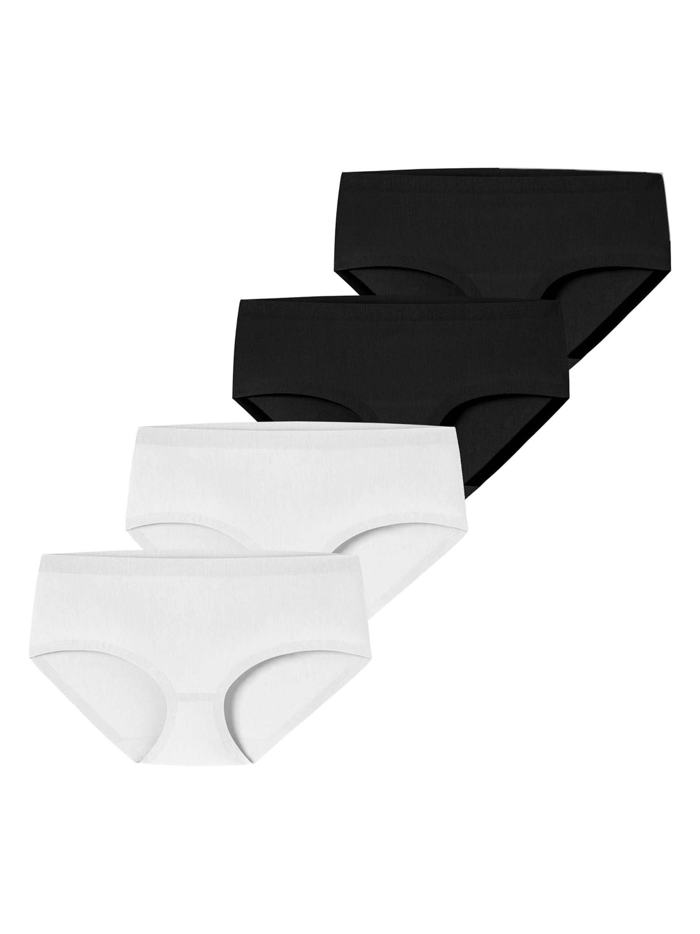 Culotte ' Invisible Cotton ' SCHIESSER en noir : devant