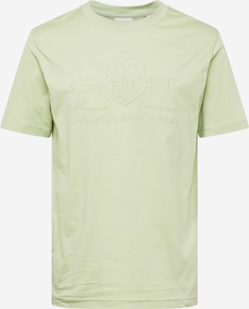 T-Shirt GANT en vert : devant