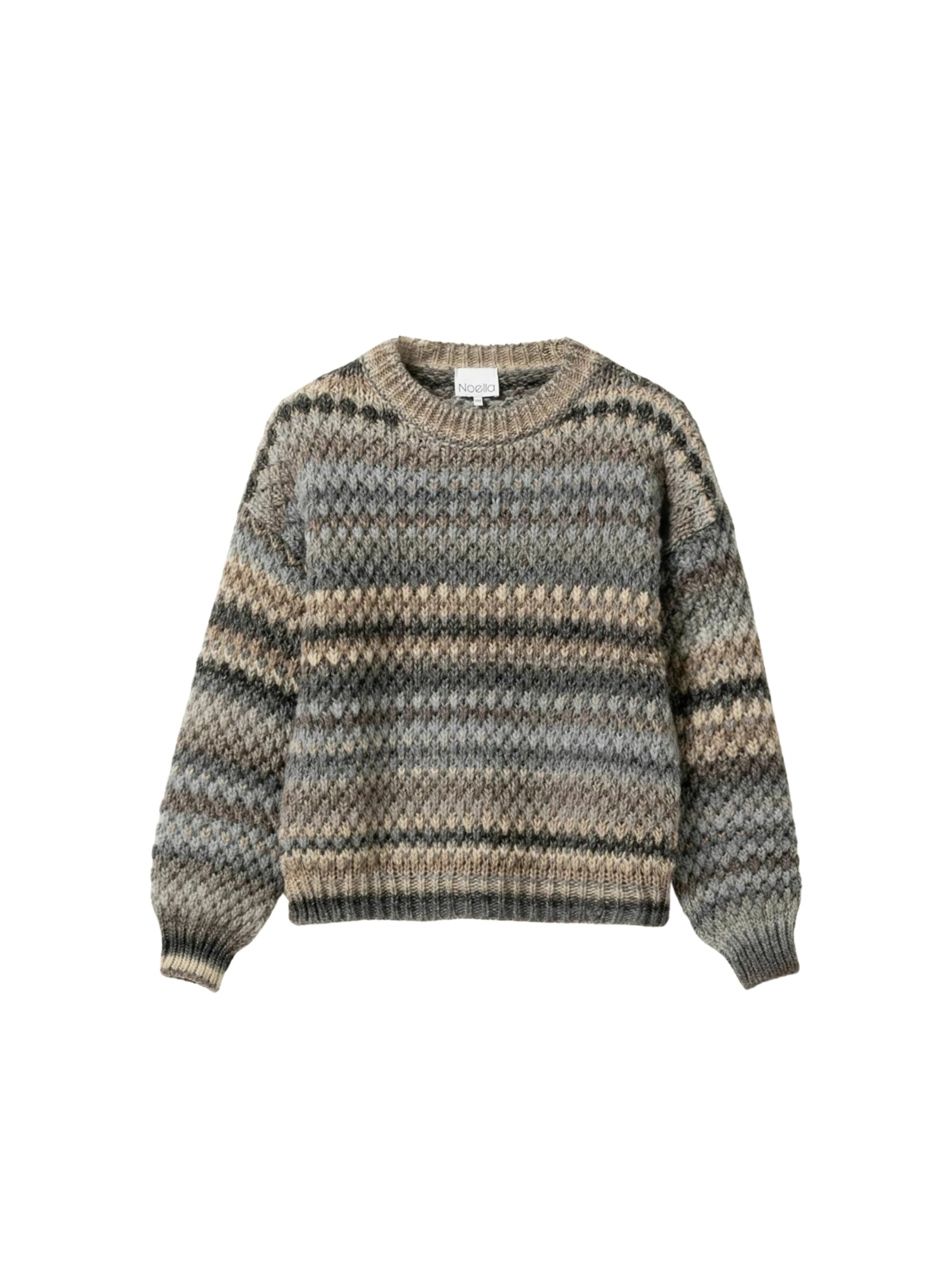 Noella Sweater ' Gio ' in Grau: Vorderseite