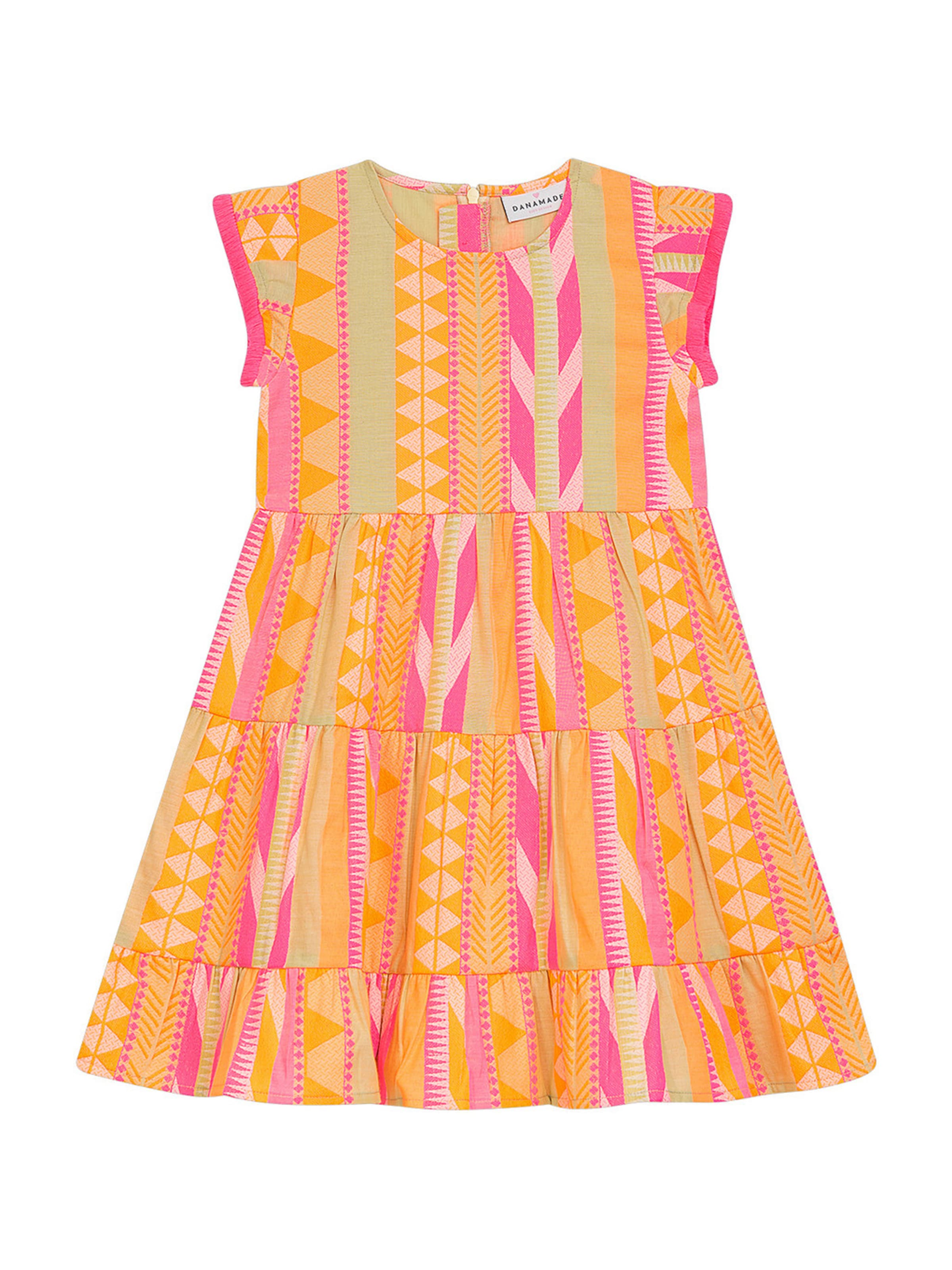 Danamade Dress in Orange: front