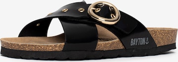 Bayton Mules 'Cordoue' in Black: front