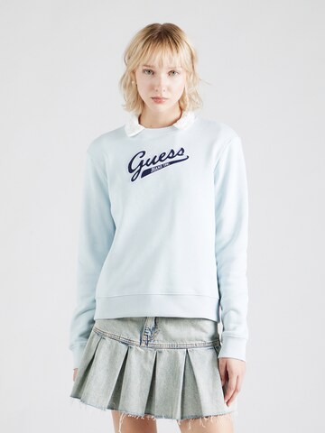 GUESS JEANS Sweatshirt in Blau: Vorderseite