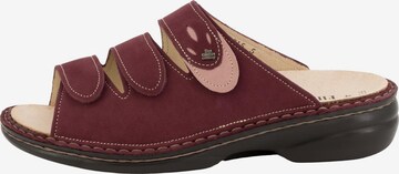 Finn Comfort Mule 'KOS' in Red: front